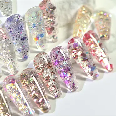glitter gel polish